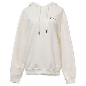 Off-white Liquid Arrows Hoodie in White Cotton